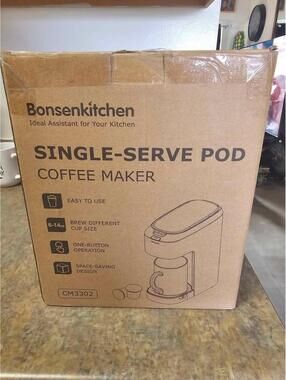 Bonsenkitchen Single Serve Pod Coffee Maker